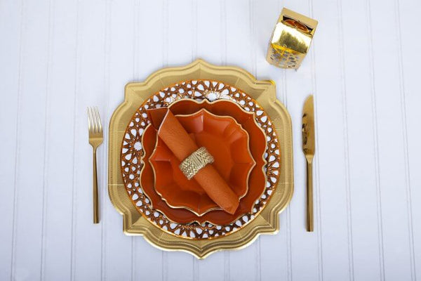 Marrakesh Terra Cotta Lunch Plates