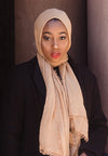 Premium Cotton Hijab- Camel