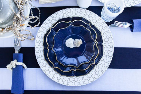 Marrakesh Navy Blue Dessert Plates