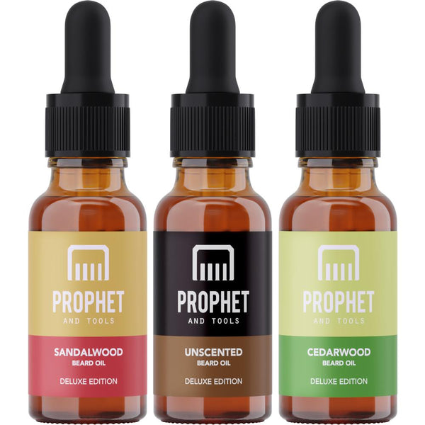 Triple Beard Oils Set - Premium edition - Prophet and Tools