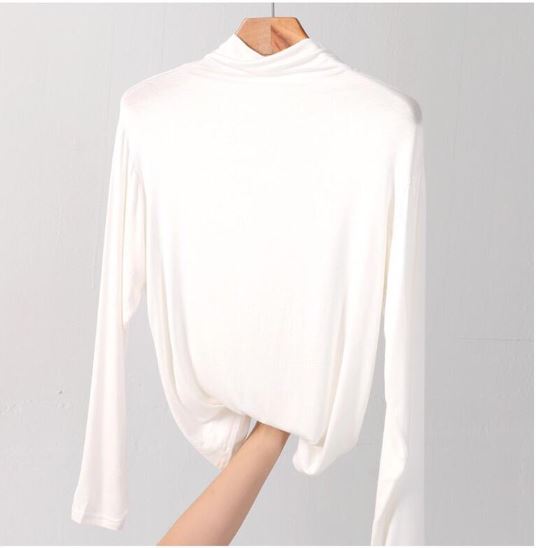 Basic Top Turtle Neck - White