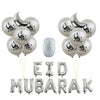 Eid Mubarak Foil Balloon Kit - Silver