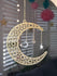 Crescent Moon with Charms