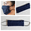 Triple Layered Face Mask - Navy Blue